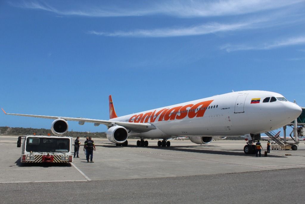 Conviasa suspende vuelos a México, Cuba y Nicaragua por tormenta