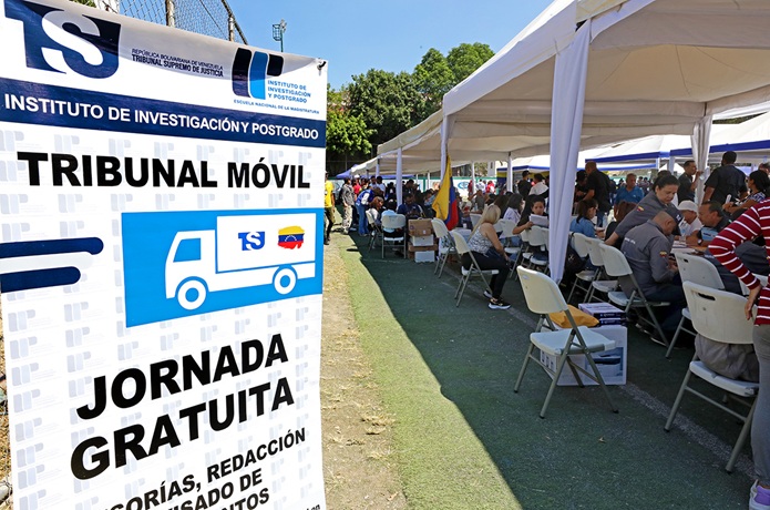 Activada jornada de Tribunal Móvil en la parroquia La Vega