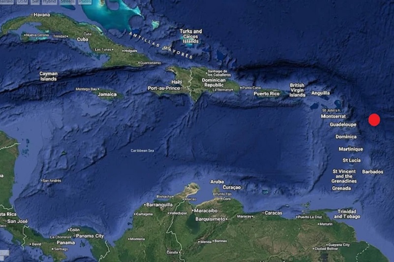Sismo de magnitud 6.5 sacude el este de la isla de Guadalupe