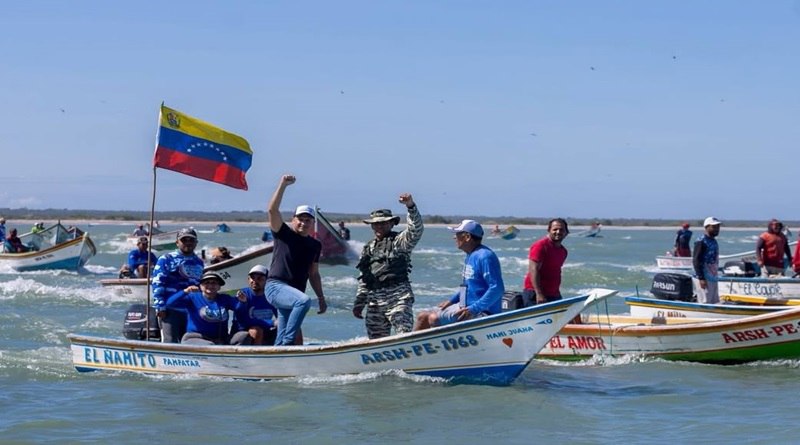 Pueblo costero de Margarita marcha por la paz y soberanía nacional