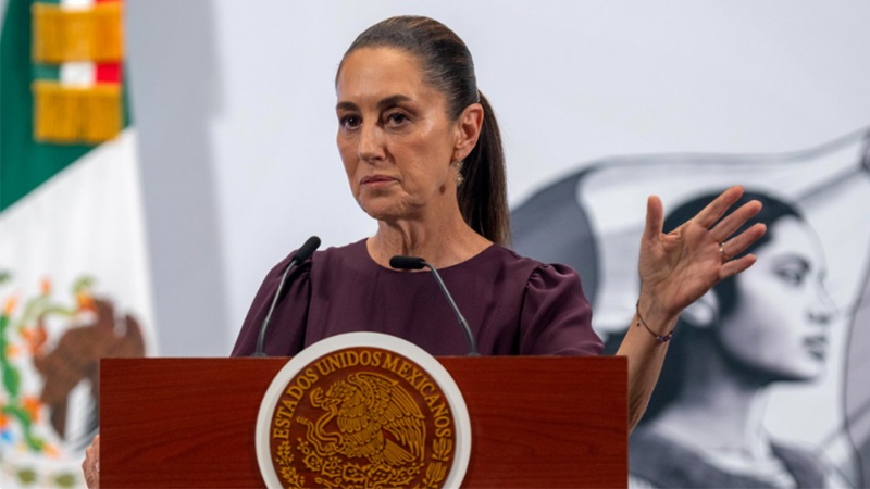 Sheinbaum condena asesinato de alcalde de Uruapan