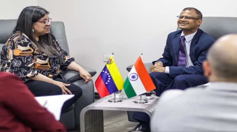 Venezuela e India revisan acuerdos bilaterales
