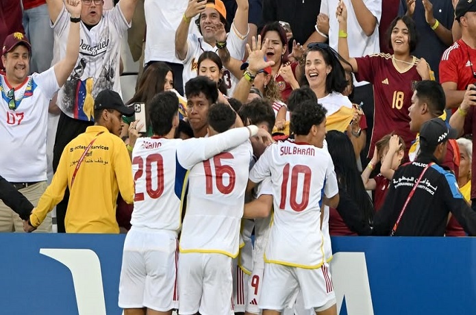 Venezuela empata con Egipto en el Mundial Sub17 y sigue invicto