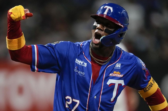 Ronald Acuña Jr y Maikel García se alistan para debutar con Tiburones