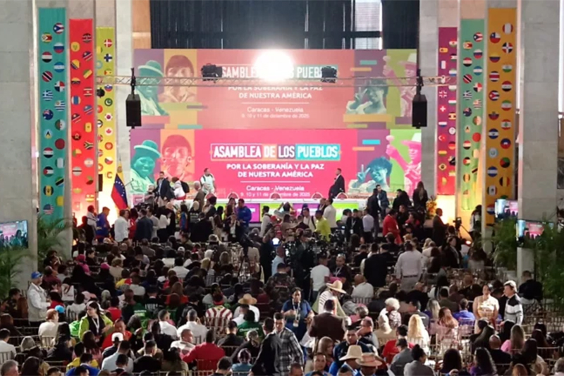 Inicia en Caracas Asamblea de los Pueblos por la Soberanía y la Paz