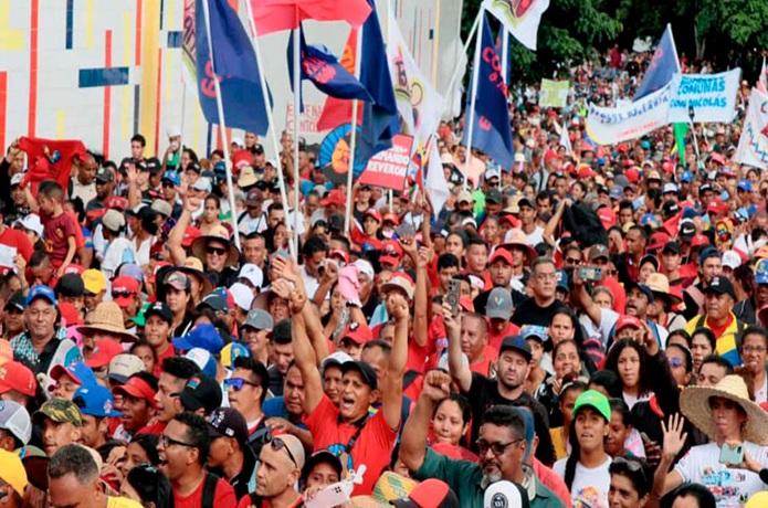 Gran marcha en Caracas conmemora 166 años de la Batalla de Santa Inés