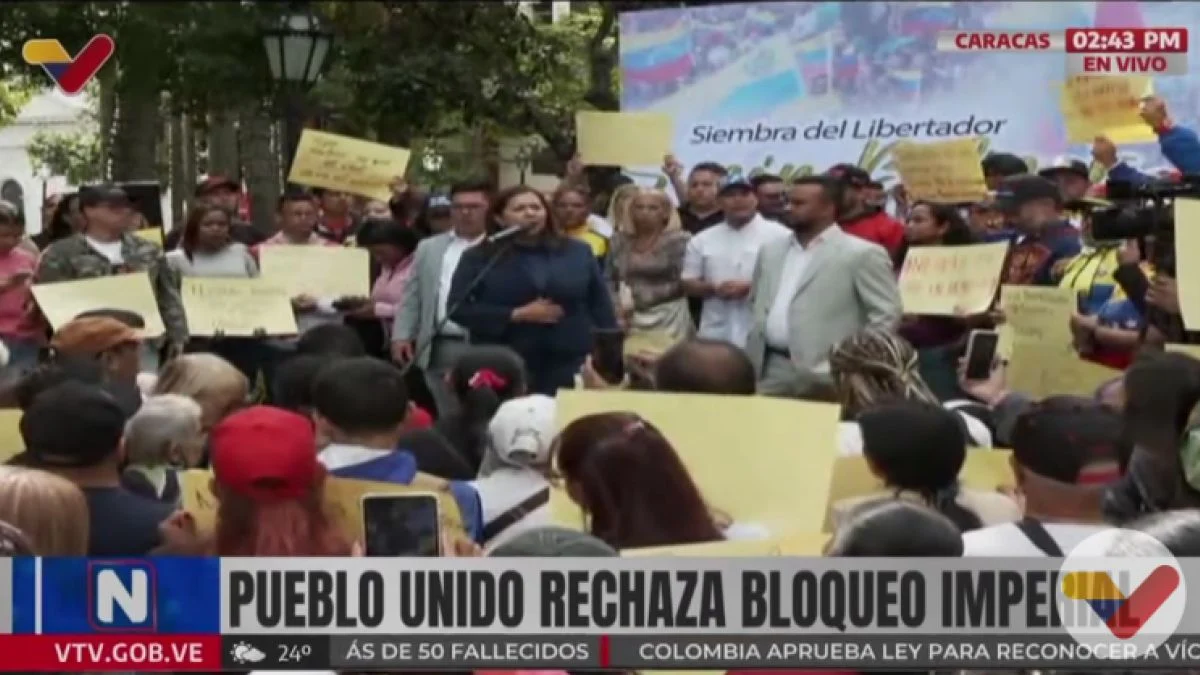 Pueblo caraqueño rechaza graves amenazas del gobierno estadounidense