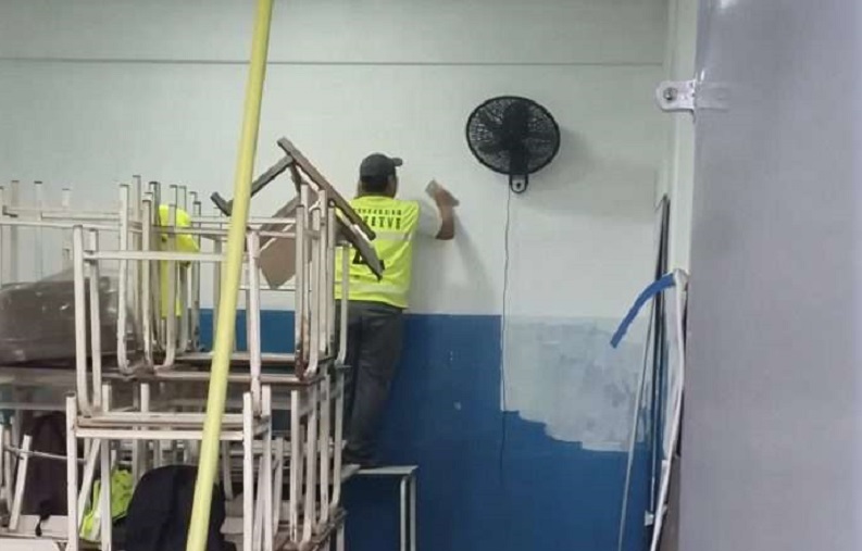 GDC avanza en labores de rehabilitación en instituciones educativas