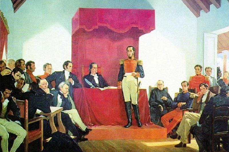 Delcy Rodríguez rememora los 207 años del Congreso de Angostura