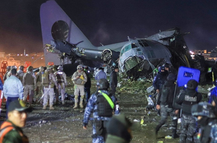 Bolivia inicia investigación por la caída del avión en Aeropuerto
