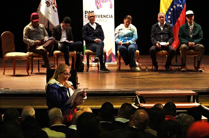 Jueces de Paz de Caracas se reúnen con Comisión Presidencial de la Paz