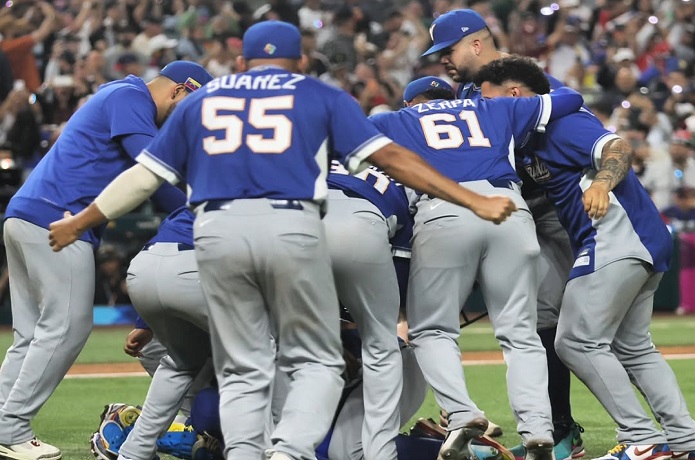 Venezuela escala en ranking mundial de beisbol tras ganar el clásico