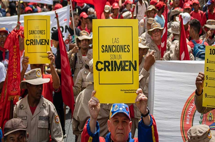 93 % de los venezolanos exigen la derrogación del bloqueo gringo "YA"
