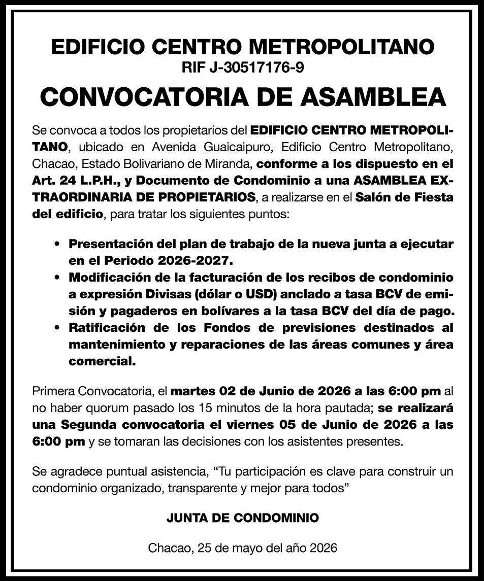 Avisos