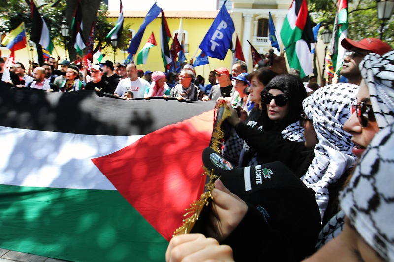 La bandera palestina recorre Sudamérica! 🇵🇸 🤩 ¡Gracias por el apoyo en  Venezuela, muchachos!