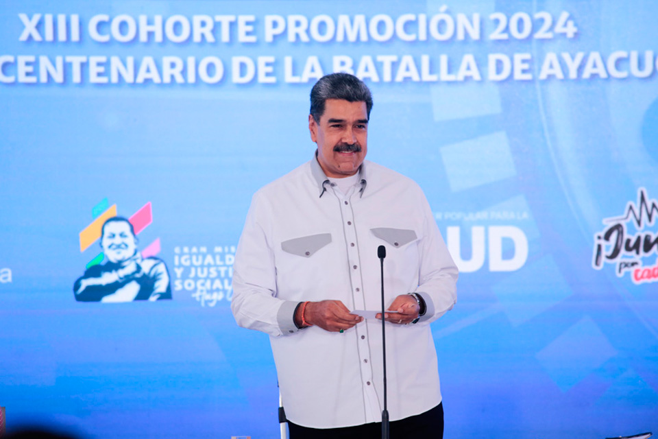 Nicolás Maduro Moros, Jefe de Estado venezolano.